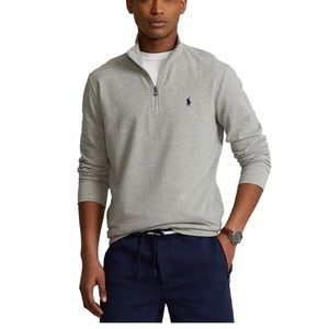 Brand new w tags. Polo Ralph Lauren. Men’s luxury jersey quarter-zip pullover.